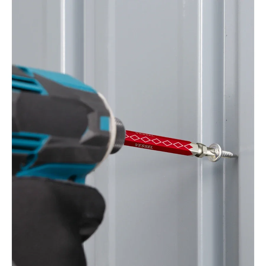 VESSEL DIAMOND GOSAI DRIVER BIT 1 Piece HRC62 Crosshead PH2x65/82/110 mm Screwdriver Bit DG142065 DG142082 DG142110