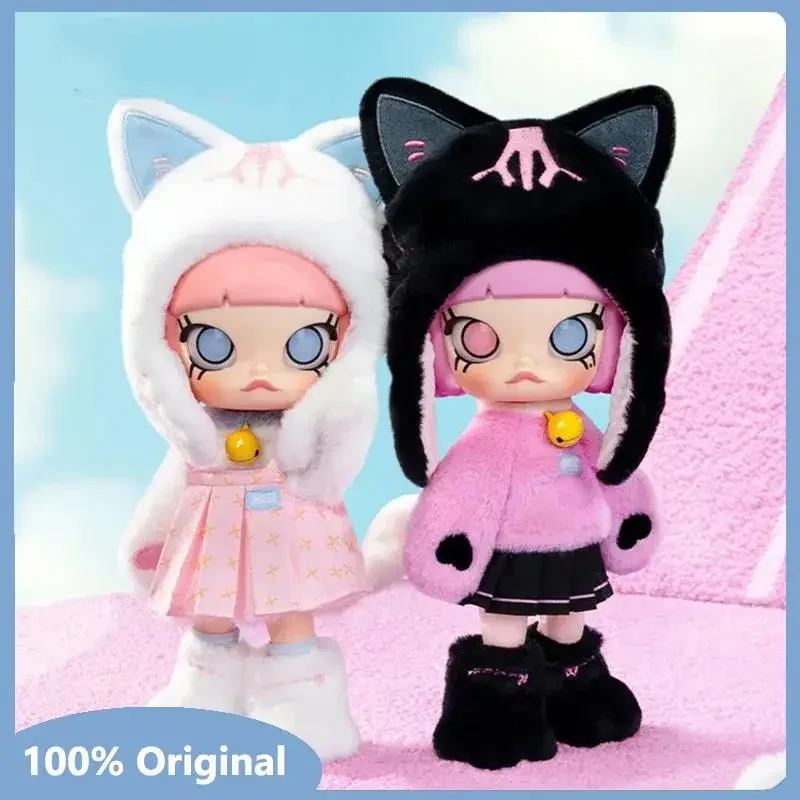 팝마트 몰리 피카부 시리즈 1/8 BJD 랜덤박스 미스터리박스 추측봉투 장난감 인형 귀여운 애니메이션 피규어 데스크탑 장식품 컬렉션