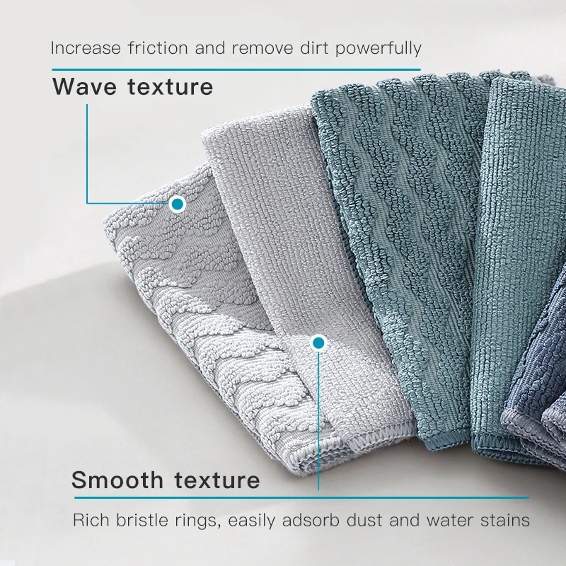 Multifunctional Cleaning Cloth 6Pk/12Pk Cleaning Towel Thickened Microfiber Cleaning Cloth Household Cleaning Cloth Kitchen and Bathroom Cleaning Towel Super Strong Stain Removal Dry and Wet Dual-Use Quick-Drying Kitchen Towel