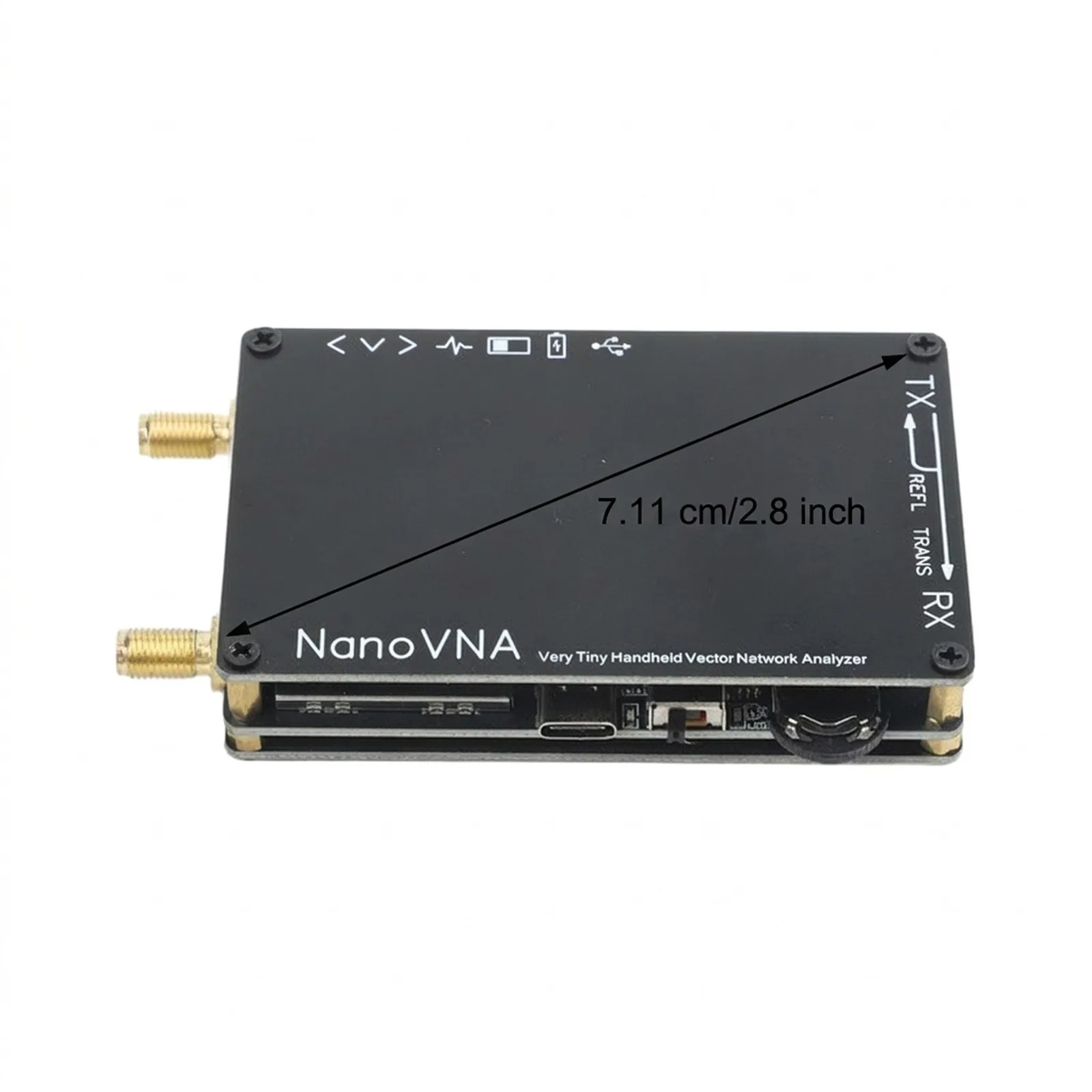 Upgraded Vector Network Analyzer For NanoVNA With For Sd Card Slot 50kHz To 1.5GHz HF VHF UHF For Antenna Tester For S11 For S21