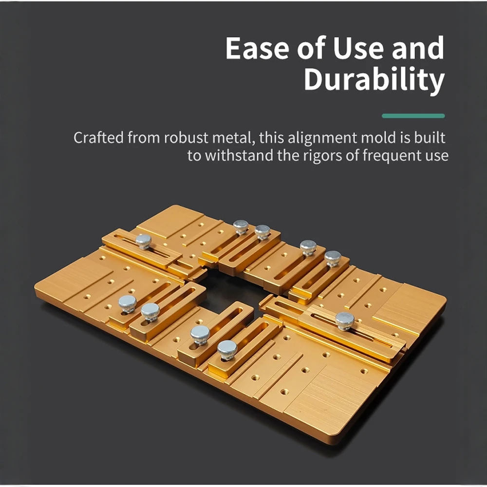 Universal LCD Screen Alignment Metal Mold LCD Glass OCA Laminating Position Mold Mobile Phone Screen Glass Replace Mould Tools