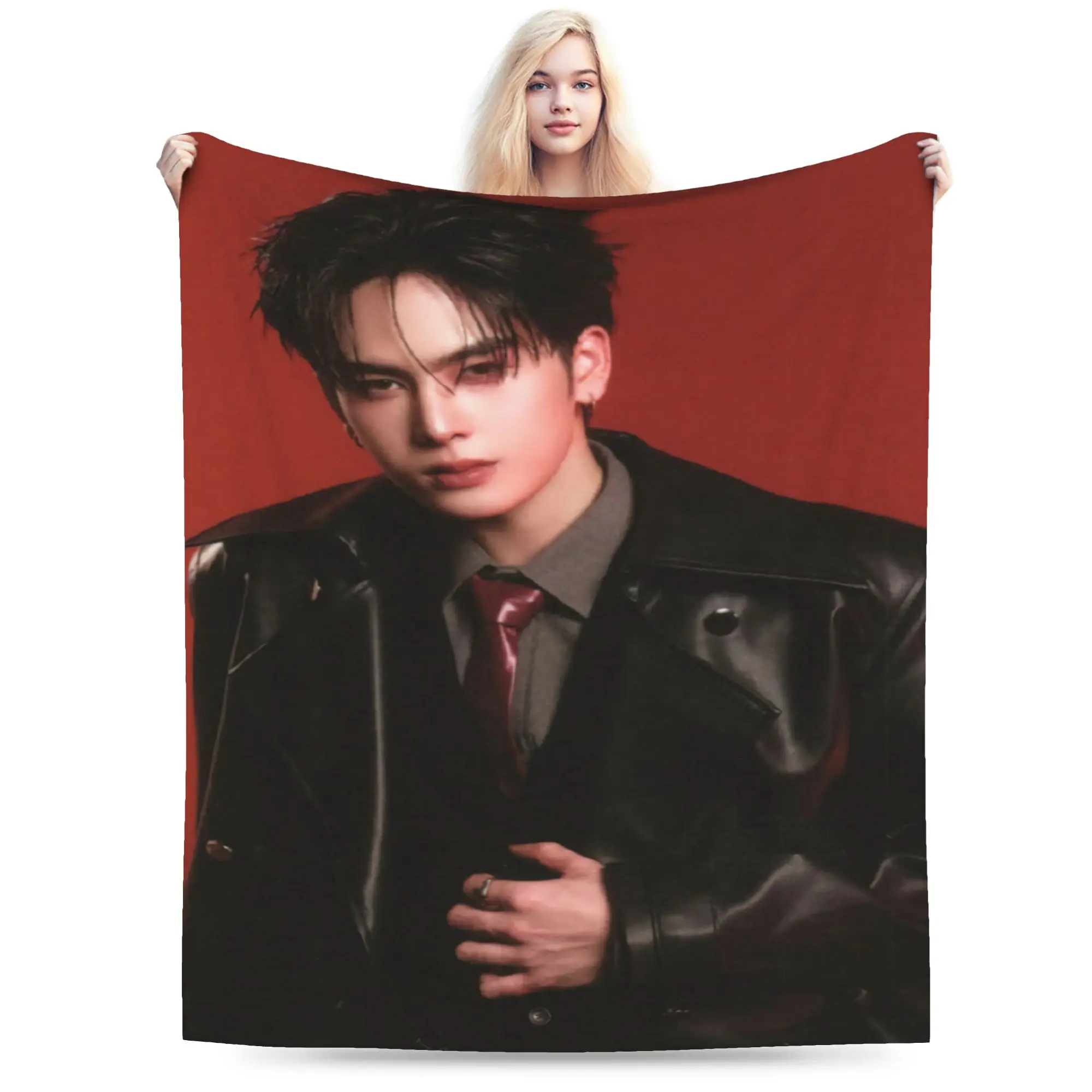 JASP.ER Group Flannel Blanket Adults  Comfortable Bedding Throws Winter Outdoor Bedspread Sofa Bed Cover