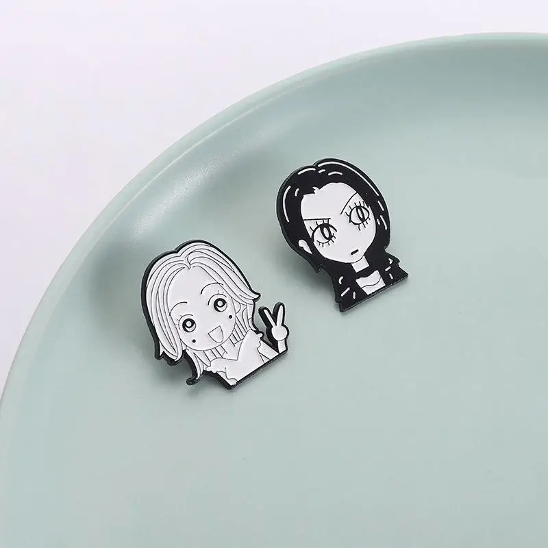[MOA]Comic Girls Nana Enamel Pin Classic Japanese Anime Character Brooches Lapel Backpack Badge Cartoon Jewelry Gift[MOA] view 3
