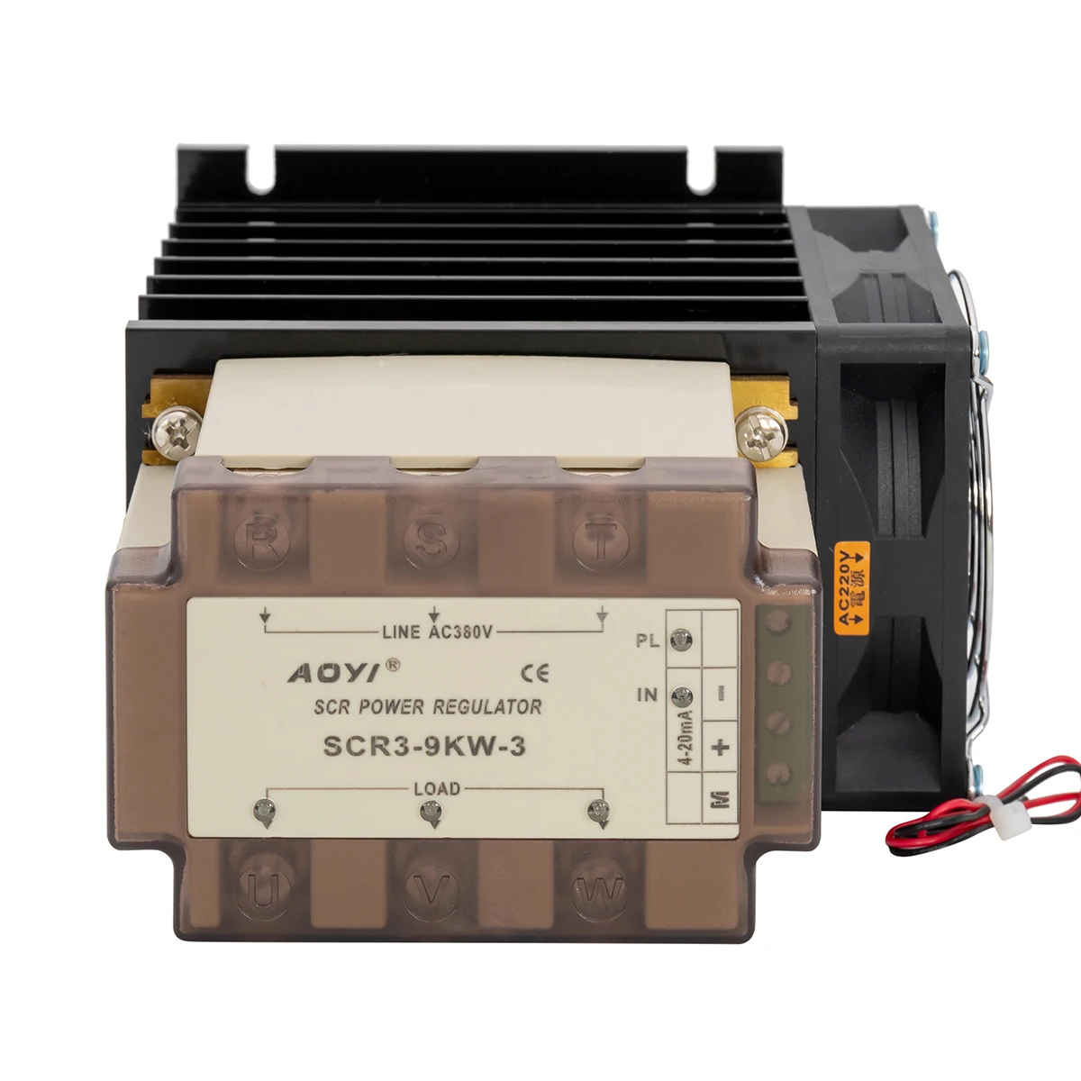 AOYI 380V AC Power Capacitor SCR3-9KW-3 Power Factor Regulator for Power Supply