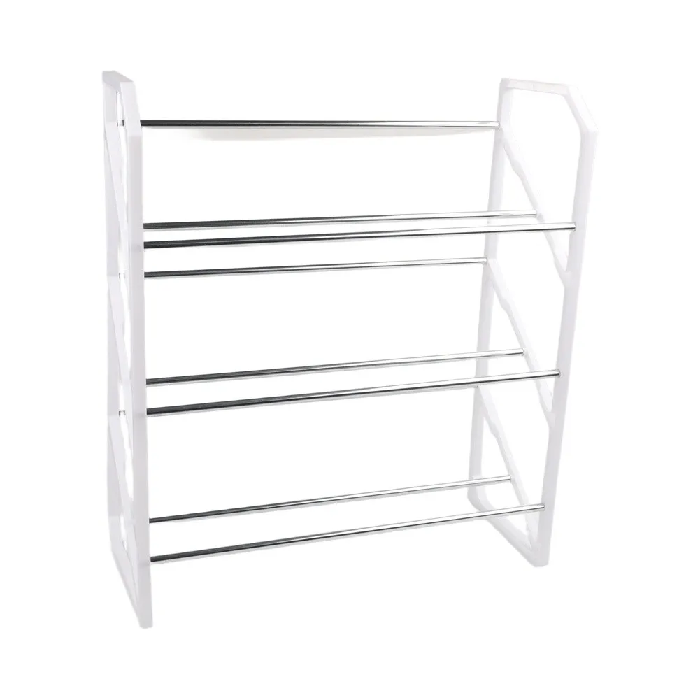 50*18*5cm Ladder Shoe Rack X-shaped Shoe Rack For Small Spaces Easy Assembly Home Storage Solution Organized Footwear Storage