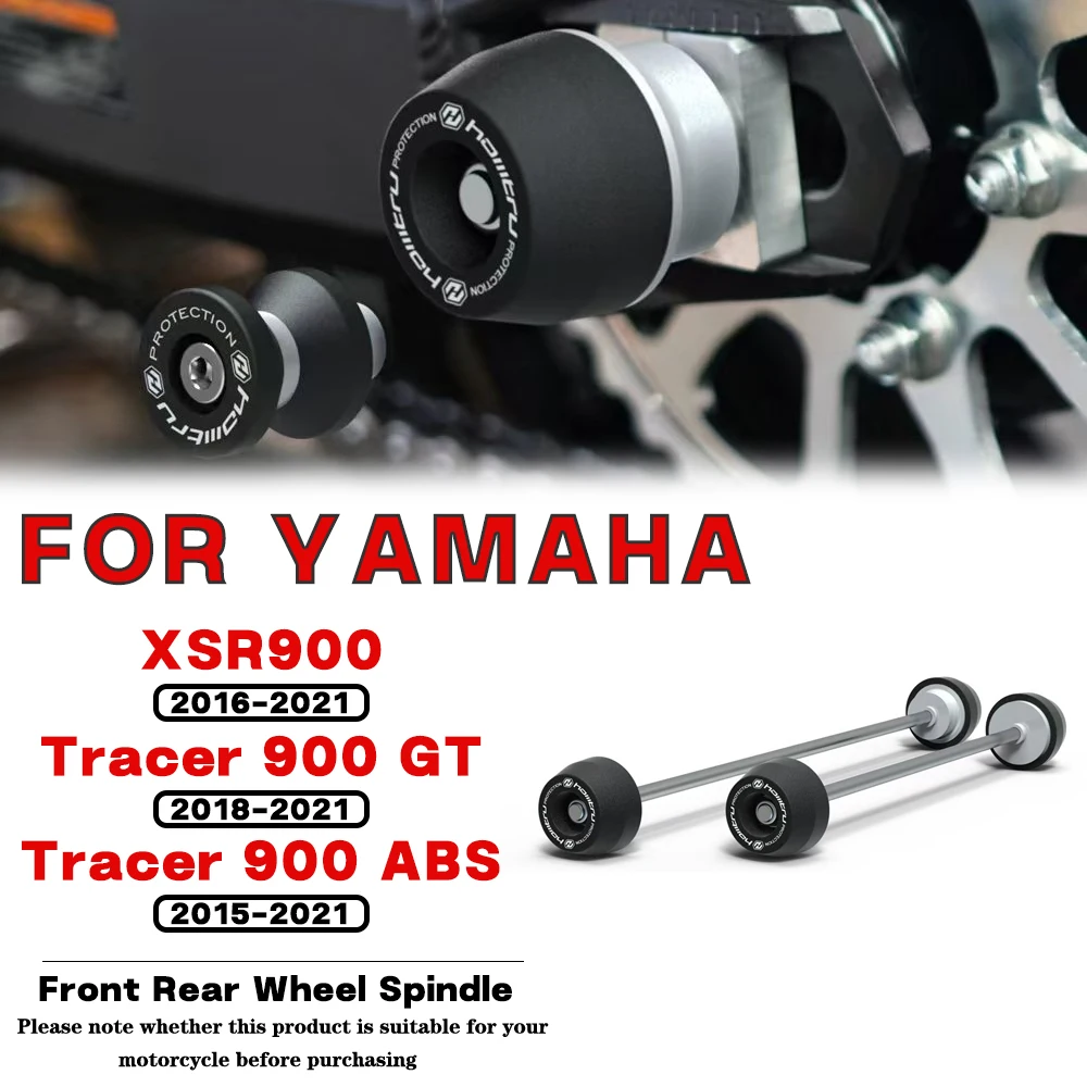 

For YAMAHA XSR900 Tracer 900 GT / ABS 2015 2016 2017 2018-2021 Motorcycle Accessories Front Rear Wheel Spindle Crash Protector