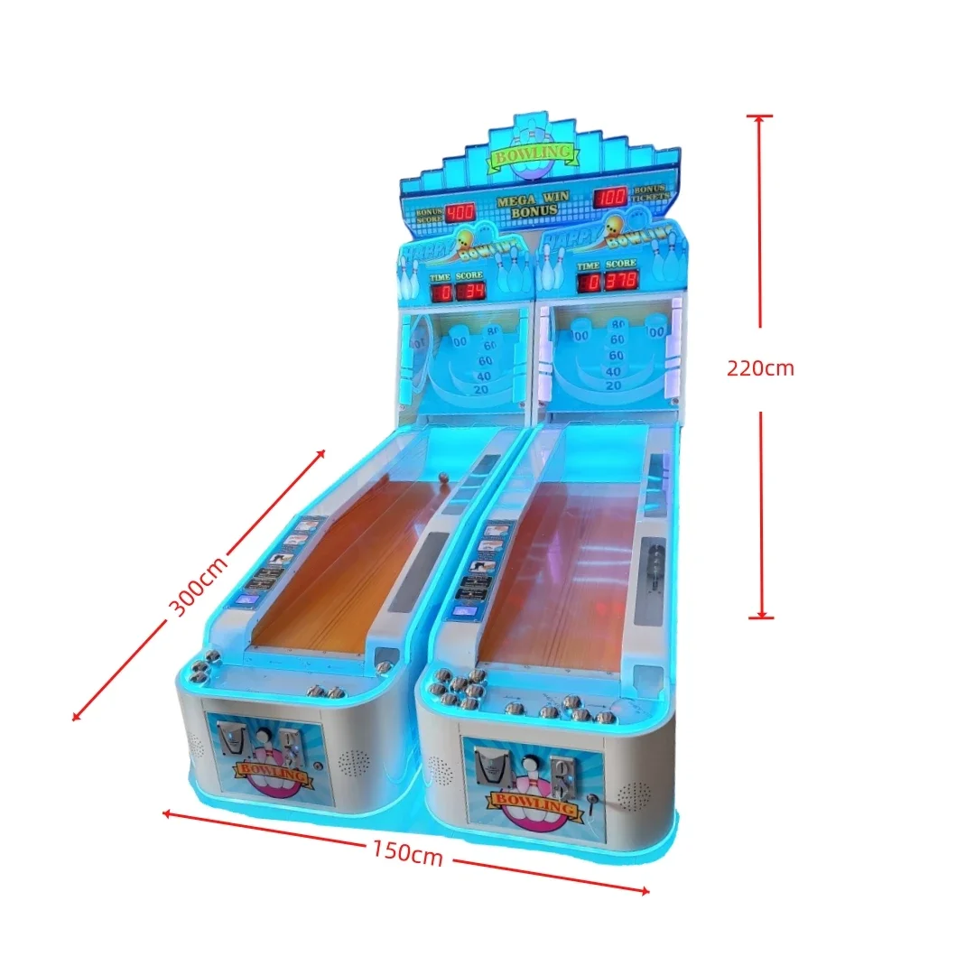 bowling arcade games machine coin operated indoor kids family get score HAPPY BOWLING game machine