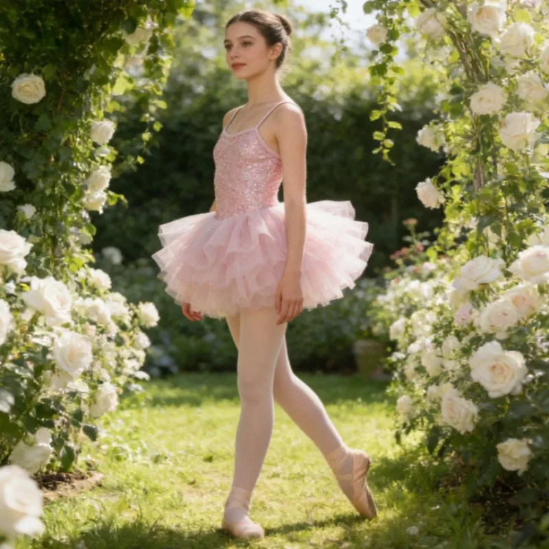 

Детский танцевальный трико, балетная юбка, майка, платье-пачка, костюм для выступлений