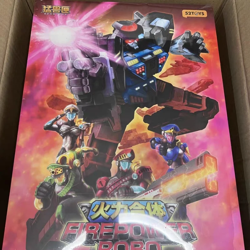 

New Hot 52toys 1/4 Squad Firepower Robo, Deformation Toys Action Figure, Collectible Converting Toys