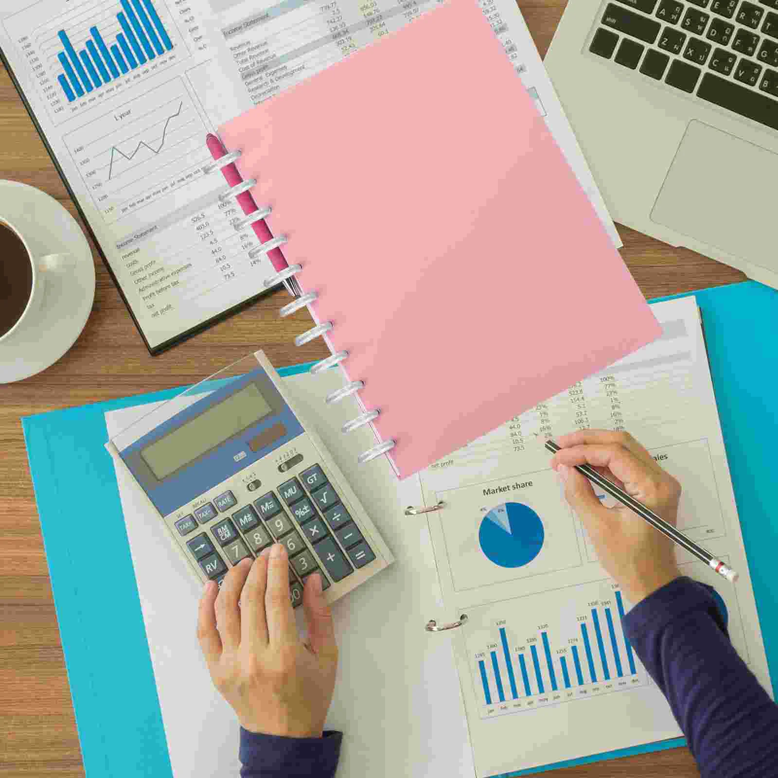 50 Pcs Plastic Loose Leaf Binder Discs Notebook Tiny DIY Buckles Planners Binding