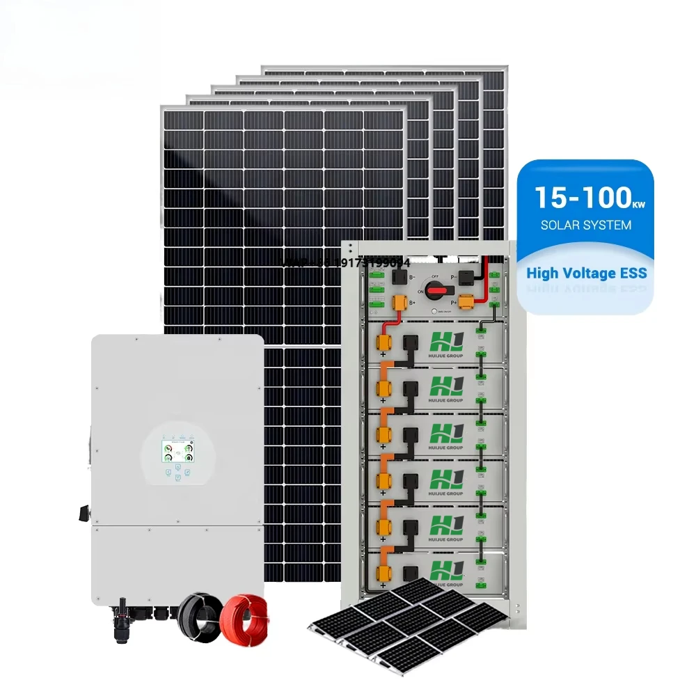 HJ Industrial Energy Storage System BESS 100kWh 500kWh Lithium Battery for Factory Solar Energy Storage