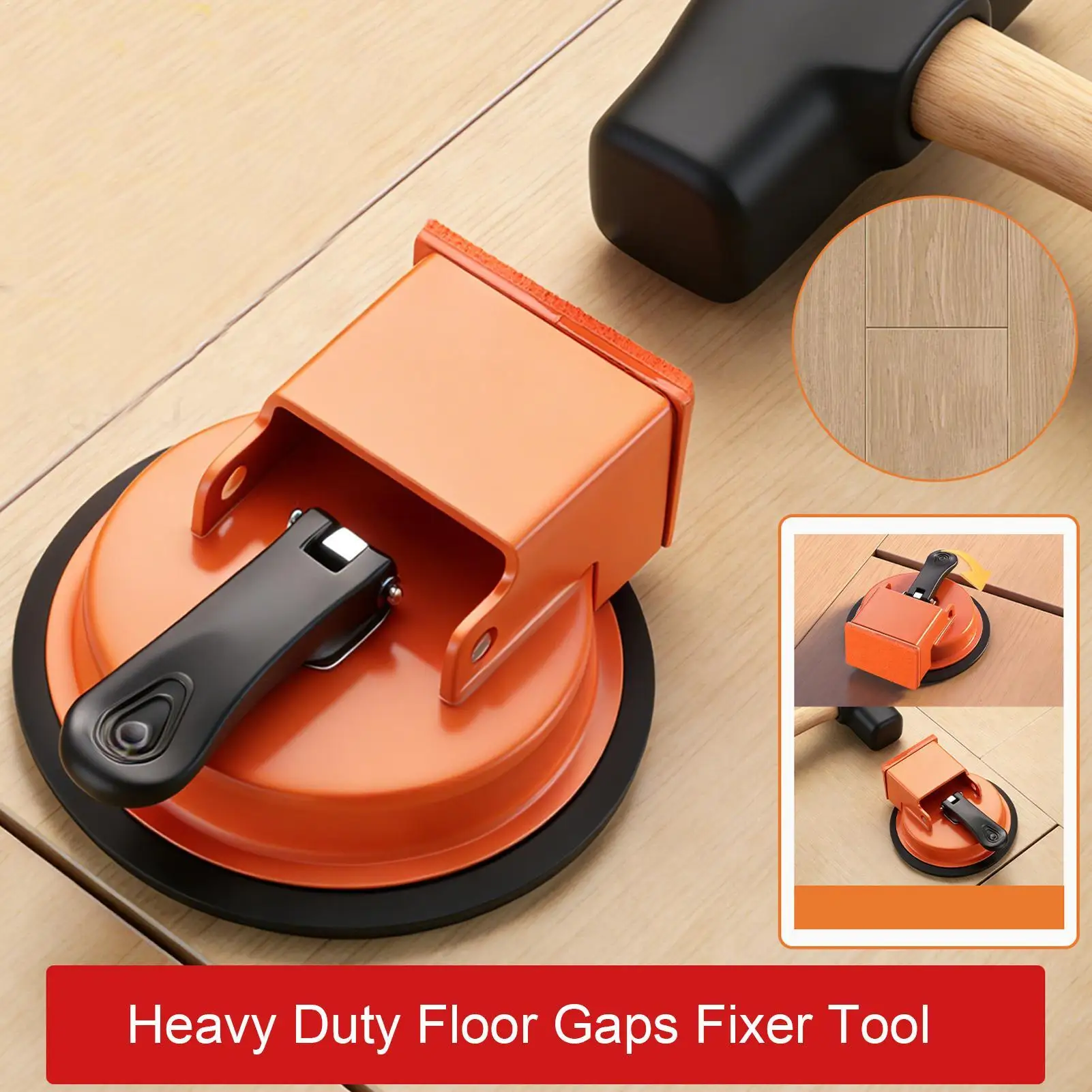 NEW Heavy-Duty Laminate Suction Cup Tool Floor Board Fixer & Repair Grabber for Wood Tile, Apartment Home Repair Kit for DIY