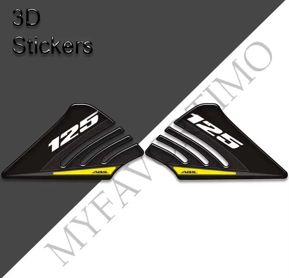 

Motorcycle 3d Stickers Adhesive Decals Tank Protector Pad Grips Fuel Oil Kit Knee 2017 -2023 For Suzuki GSX S125 GSX-S125