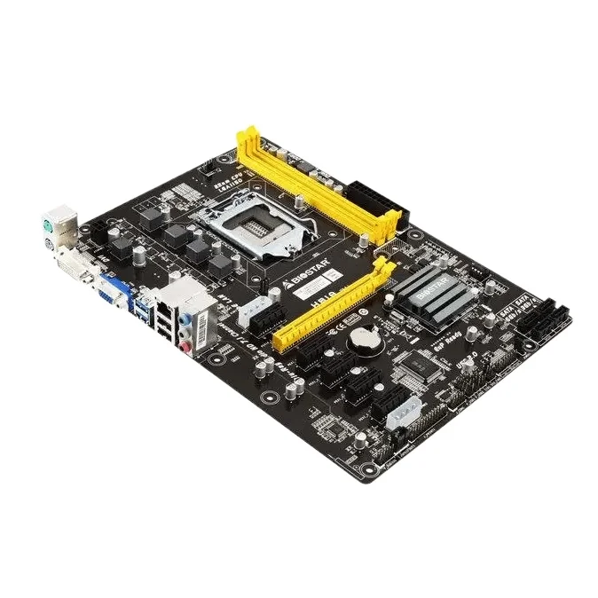 For BIOSTAR H81A 1150 DDR3 VGA DVI Durable Desktop 6 Card Main Board