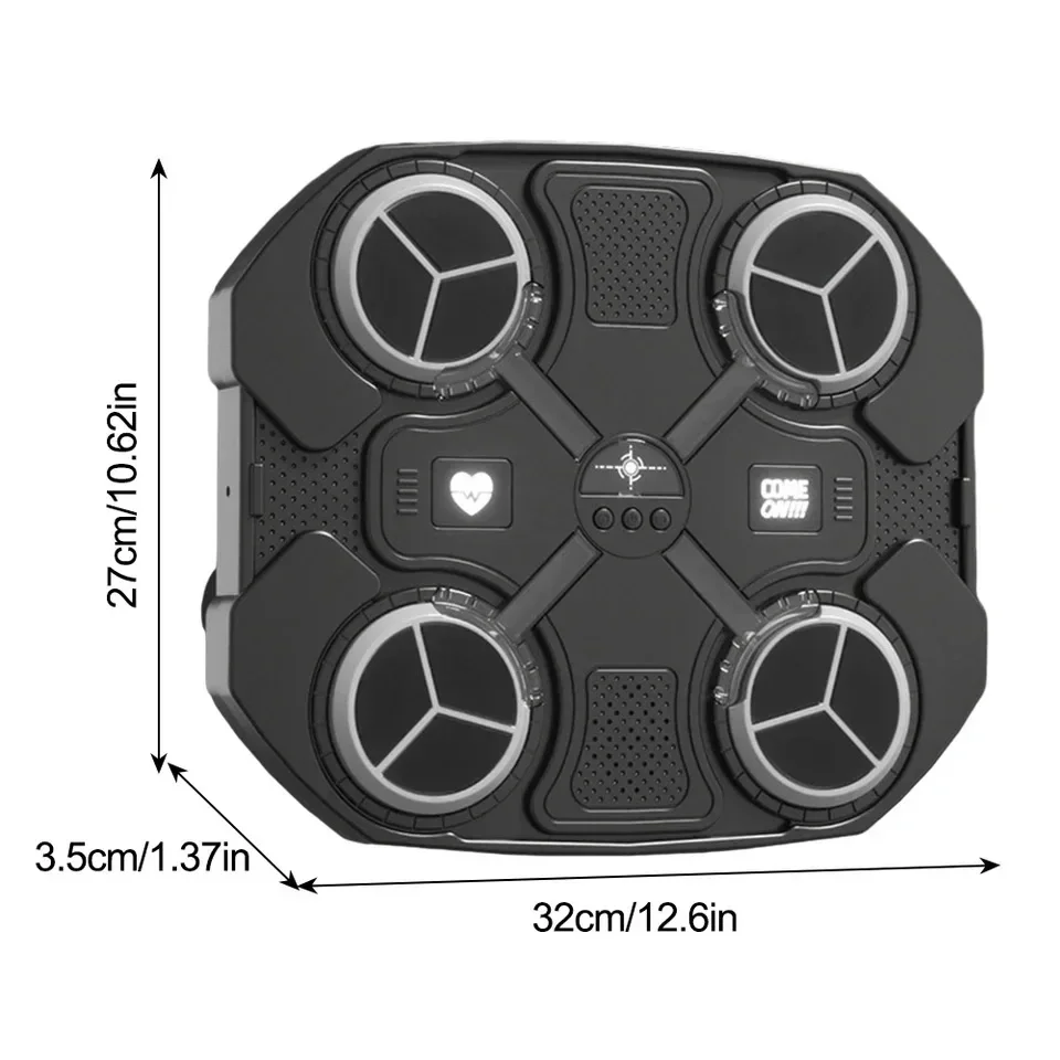 Bluetooth Music Boxing Machine,Boxing Wall Target with Light,USB Charging Punching Bag, Boxing Training Equipment