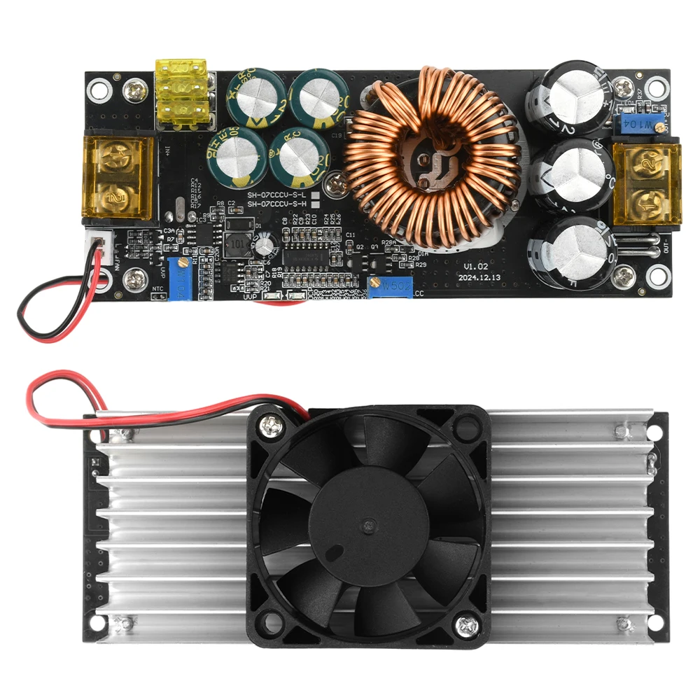 1800W 40A DC-DC Boost Converter Step Up Power Supply Module DC14-60V to 14-90V or DC14-85V to 14-120V Adjustable Voltage Charger