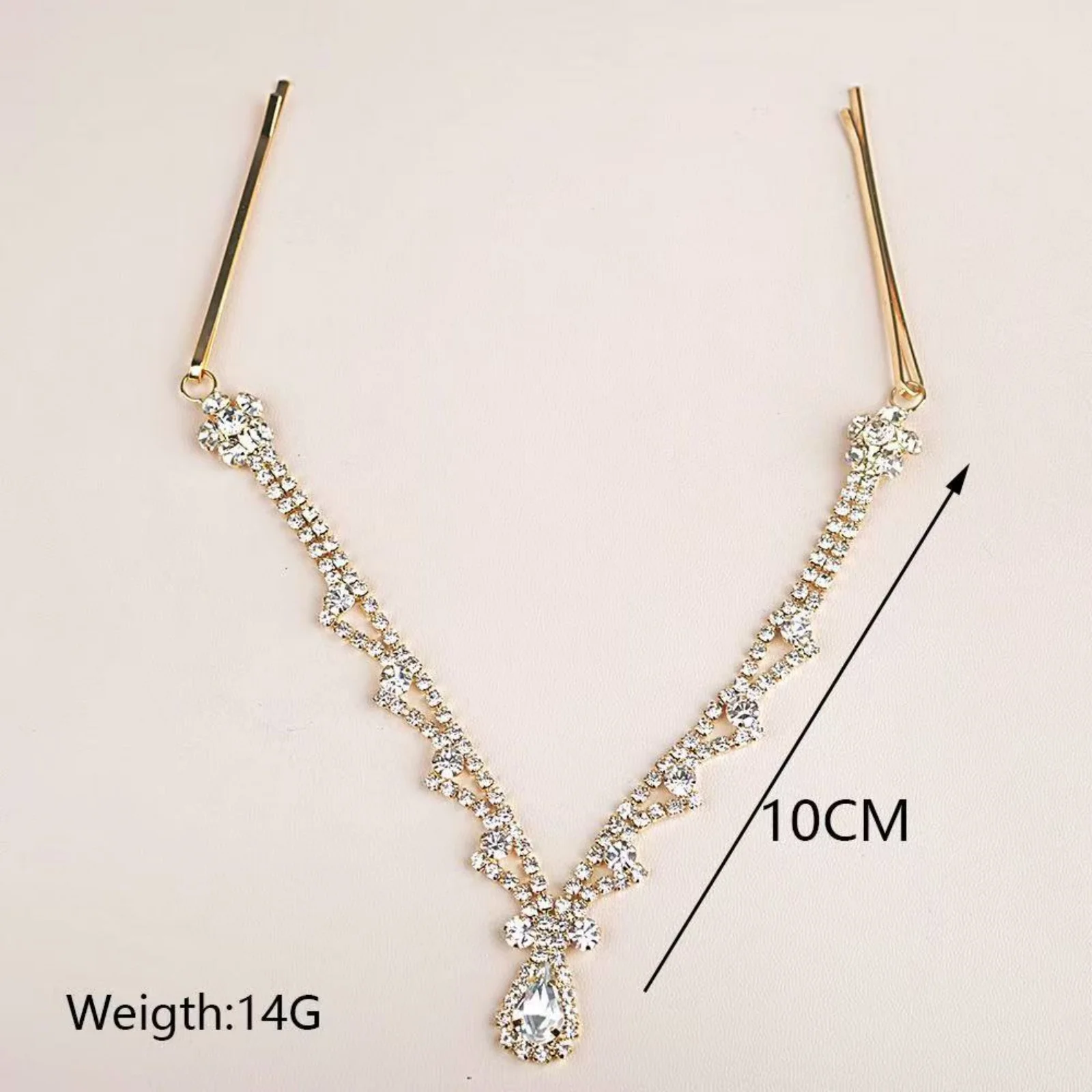 1PC Rhinestone Forehead Headpiece for Women, Silver Crystal Bridal Headband, Vintage Boho Glam Hair Accessory，Wedding Party image 3