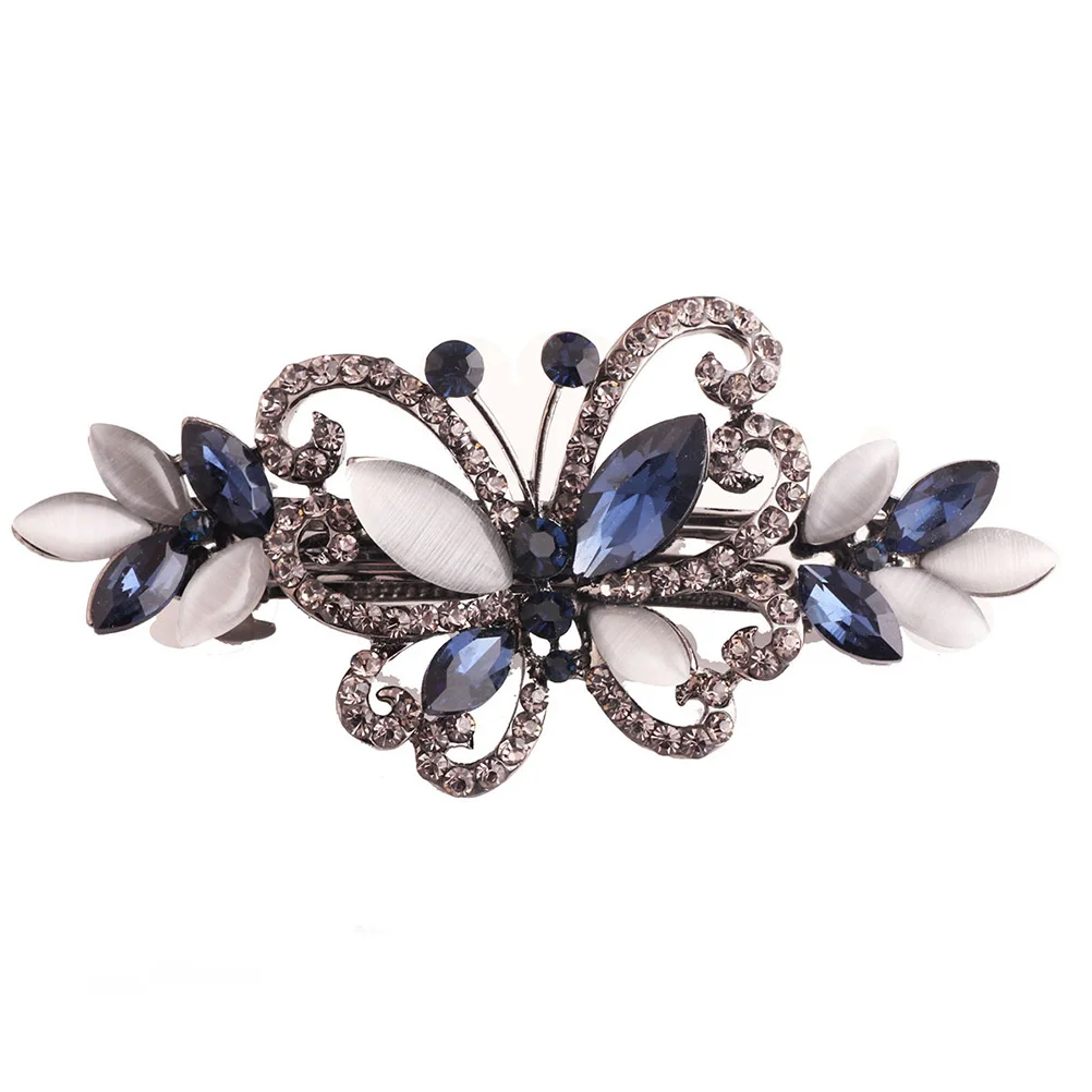 

Retro Butterfly Hairpins Women Hair Clip Durable Material Unique Design Party Headwear Small Claw Clips Barrette Matching