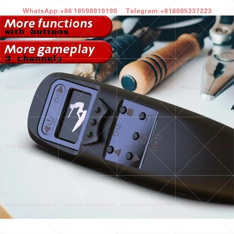 W6 waterproof screen remote control 3 channels 2.4G fixed speed cruise one-way PWM electric call wireless charging