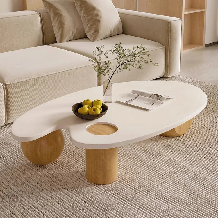 xc-Modern Living  Wood  Coffee Table Nordic Wooden Coffee Table Art Designer Furniture Apartment Special-shaped Coffee Table*