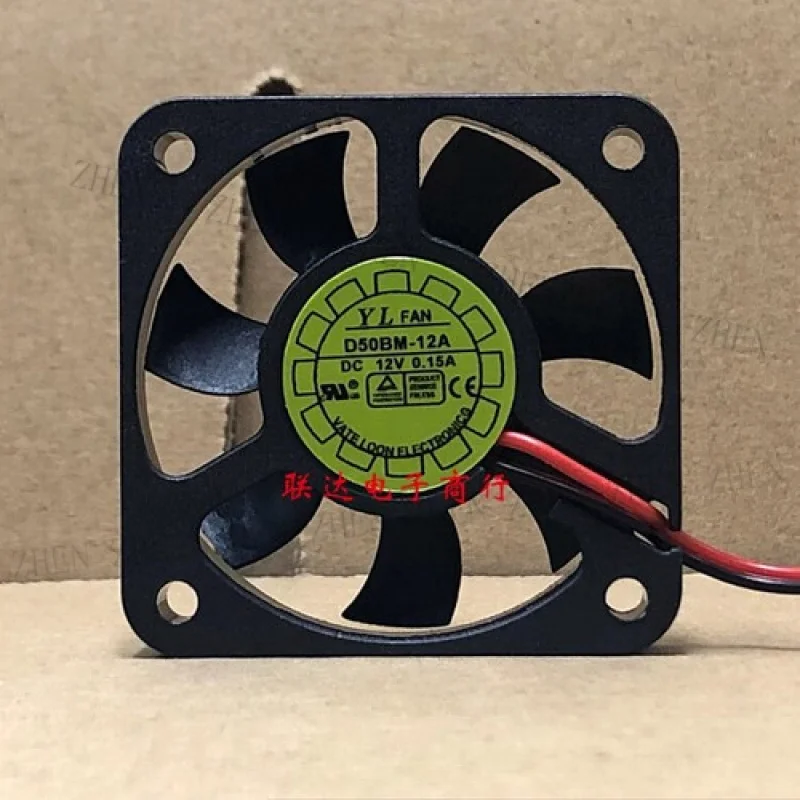 

Y for Y.L.FAN D50BM-12A DC12V 0.15A 5010 5cm 2-Wire Cooling Fan