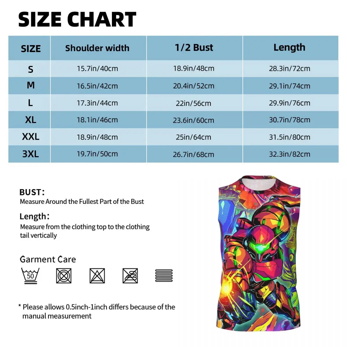 Metroid II Return Of Samus Men Printed Sleeveless T-shirt Casual Hip Hop Street Style Beach Holiday Tank Tops