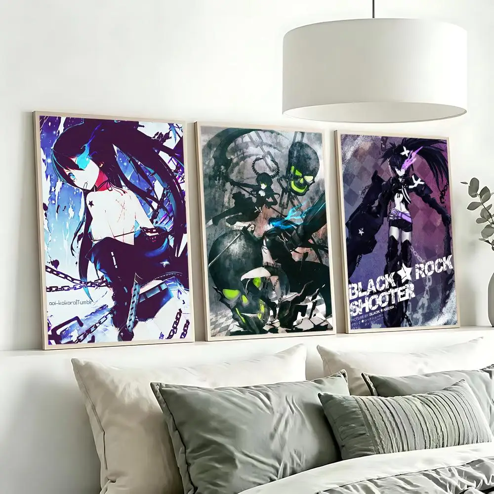 anime Black Rock Shooter Poster Poster HD Printing Modern Minimalist Style for Home Decor for Bedrooms Home home office Gift