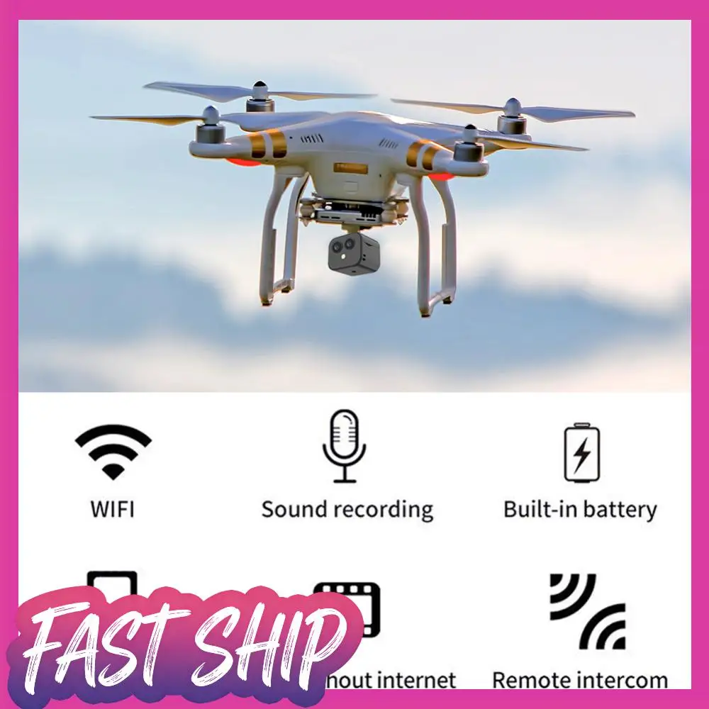 

Мини-камера Wi-Fi 4K HD, камера мониторинга безопасности, домашняя видеокамера ночного видения, USB перезаряжаемая, удаленный просмотр для использования в помещении и на открытом воздухе