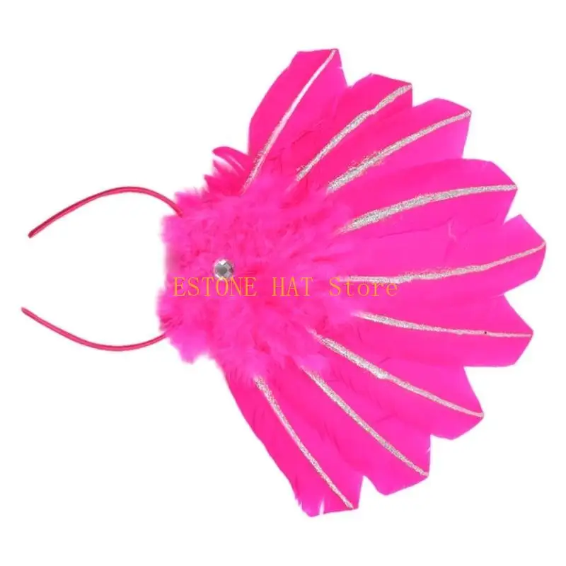 

49MF LasVegas Celebration Hairband FatTuesday Carnival Party Props Headband