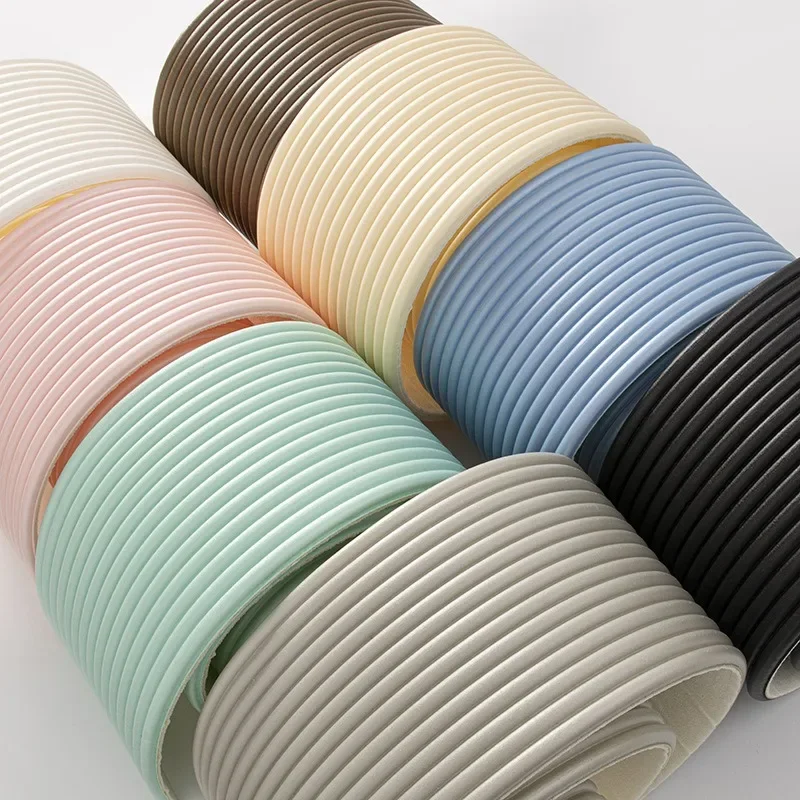Self Adhesive Anti Collision Corner Protection Stripe Design Peeling Soft Edge Protector Suitable for Dining Table Bedside
