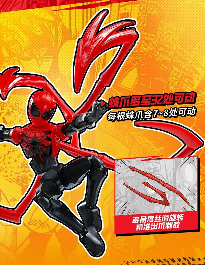 Keeppley Original Marvel Avengers Spider-Man Bausteine Spielzeug Action Anime Figur Zusammengebautes Modell Schreibtisch-Dekoration Geschenke für Fans – Detail 6