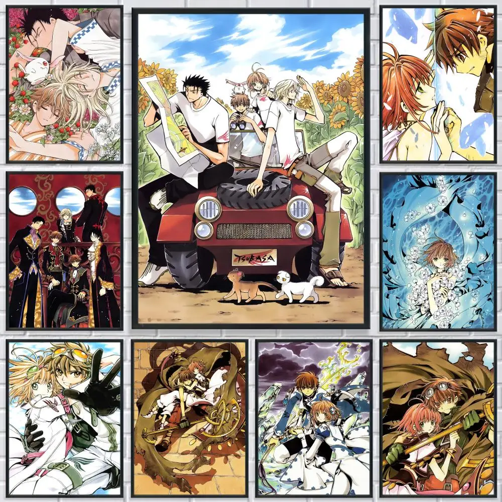 

Tsubasa Reservoir Chronicle Anime Poster HD Print Personalized Canvas Wall Mural Art Photos for Living Room Home Decor Durable