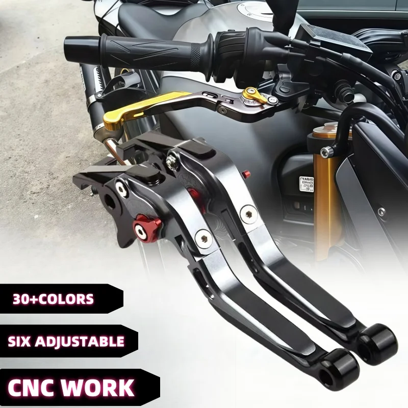For Kawasaki ZX636R / ZX6RR 2005-2006 Brake Lever Set Foldable Adjustable Handle Levers 2005 2006 ZX636R / ZX6RRMotorcycle Parts