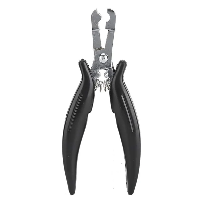【Popular】Hair Extension Pliers, Stainless Steel Non Slip Handle Hair Extension Wig Tools