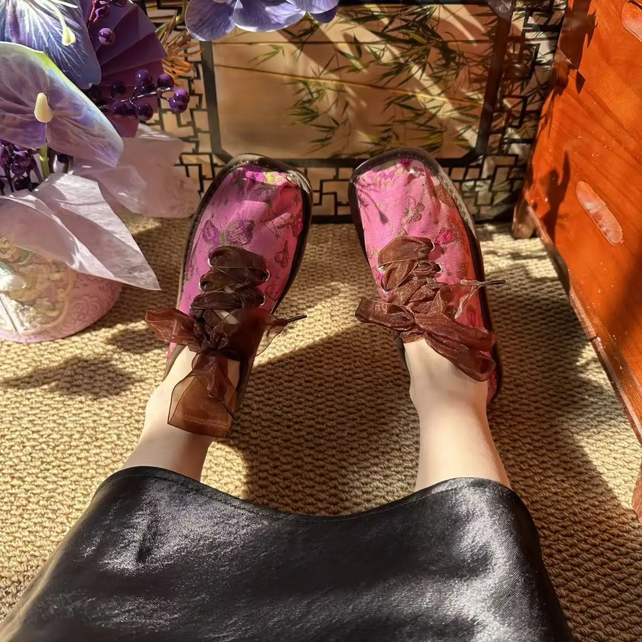 ballerines-tendance-faites-a-la-main-pour-femmes-en-coton-a-bout-carre-richement-ornees-style-coreen-a-talon-plat