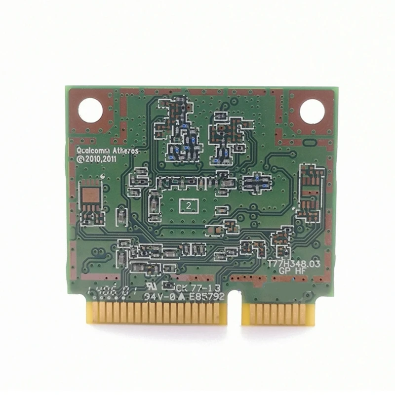 Metade Mini PCI-E Cartão WiFi, 2.4G, 5G, Dual-Frequency, 300M, WLAN, AR5B22