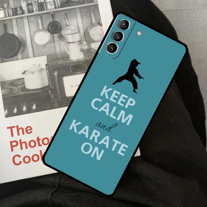 Karate Girl Japan Martial Phone Case For Samsung Galaxy S24 Ultra S22 S23 S20 S21 S24 FE S9 S10 Plus Note 10 20 Ultra