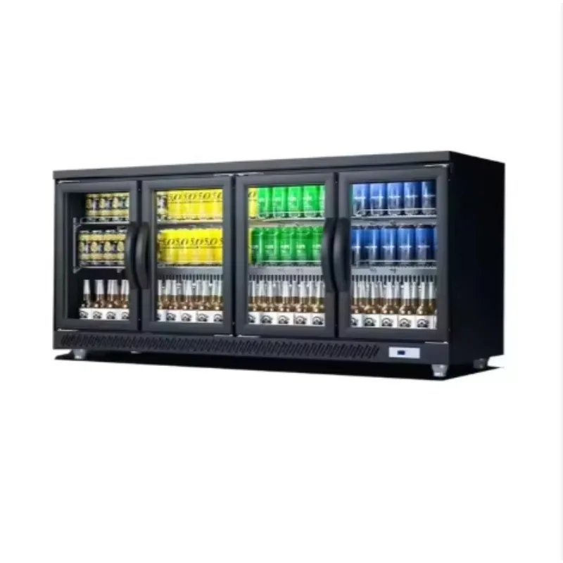 

Mini Fridge Commercial Kitchen Refrigeration Equipment Glass Door for Hotels Bars Cans Bottle Drink Cooler Small Bar