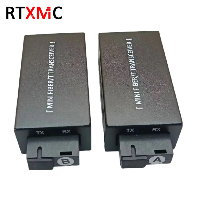 MINI SIZE Smallest Minimum Volume10/100/1000M Fiber Media Converter PCBA Mother Board Ethernet Transceiver 1.25G Support 5-12VDC