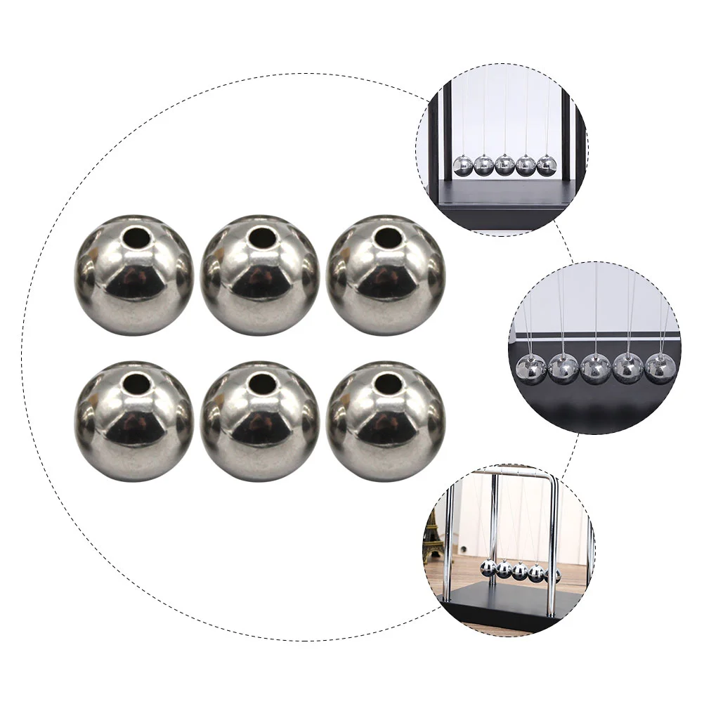 6 ชิ้นฝาปิดสร้อยข้อมือลูกปัดสําหรับเครื่องประดับทํา Spacers ทองสแตนเลสสตีลเงิน Cradle Balance Balls DIY