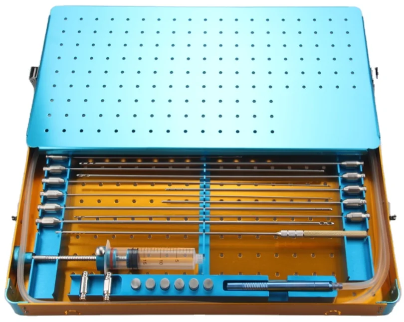 Manual Body Slim Injection Instruments Stainless Steel Fat Transfer Liposuction Cannulas Needle Set Plastic Fat Grafting Kit