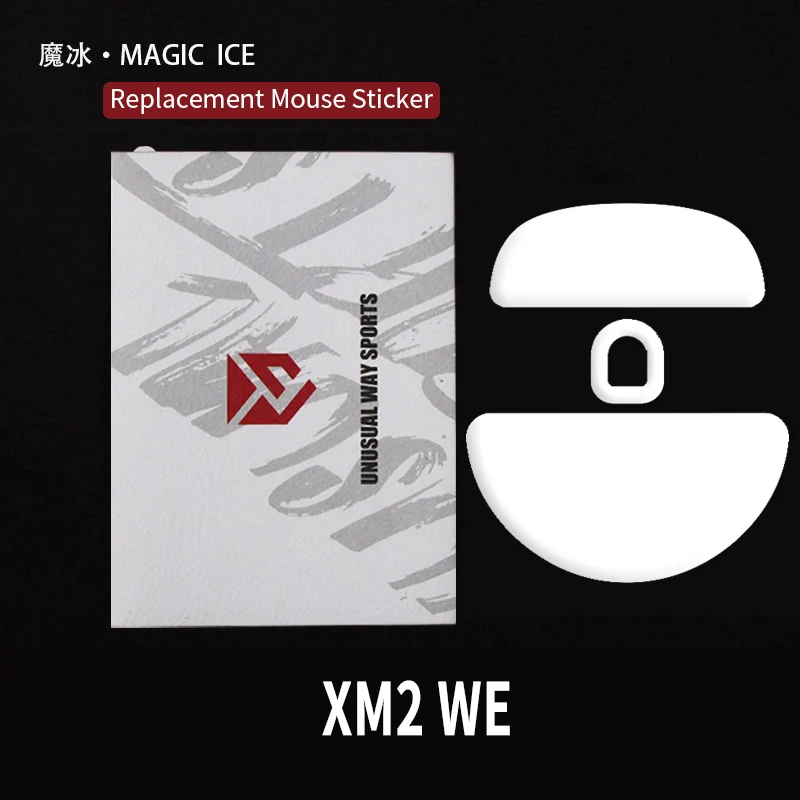 UnusualWaySports Mouse Skates Feet Endgame XM2 WE Cambered Surface PTFE Anti Collapse Magic Ice Pink Black Silver Fox
