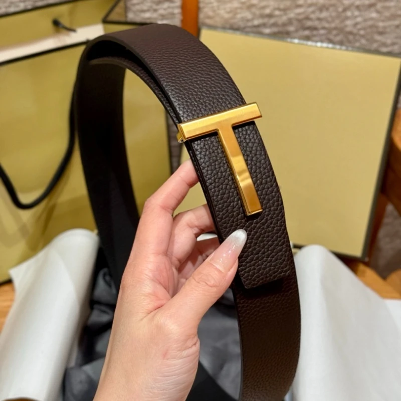 

Мужской двусторонний ремень из коровьей кожи высшего качества, 38 мм