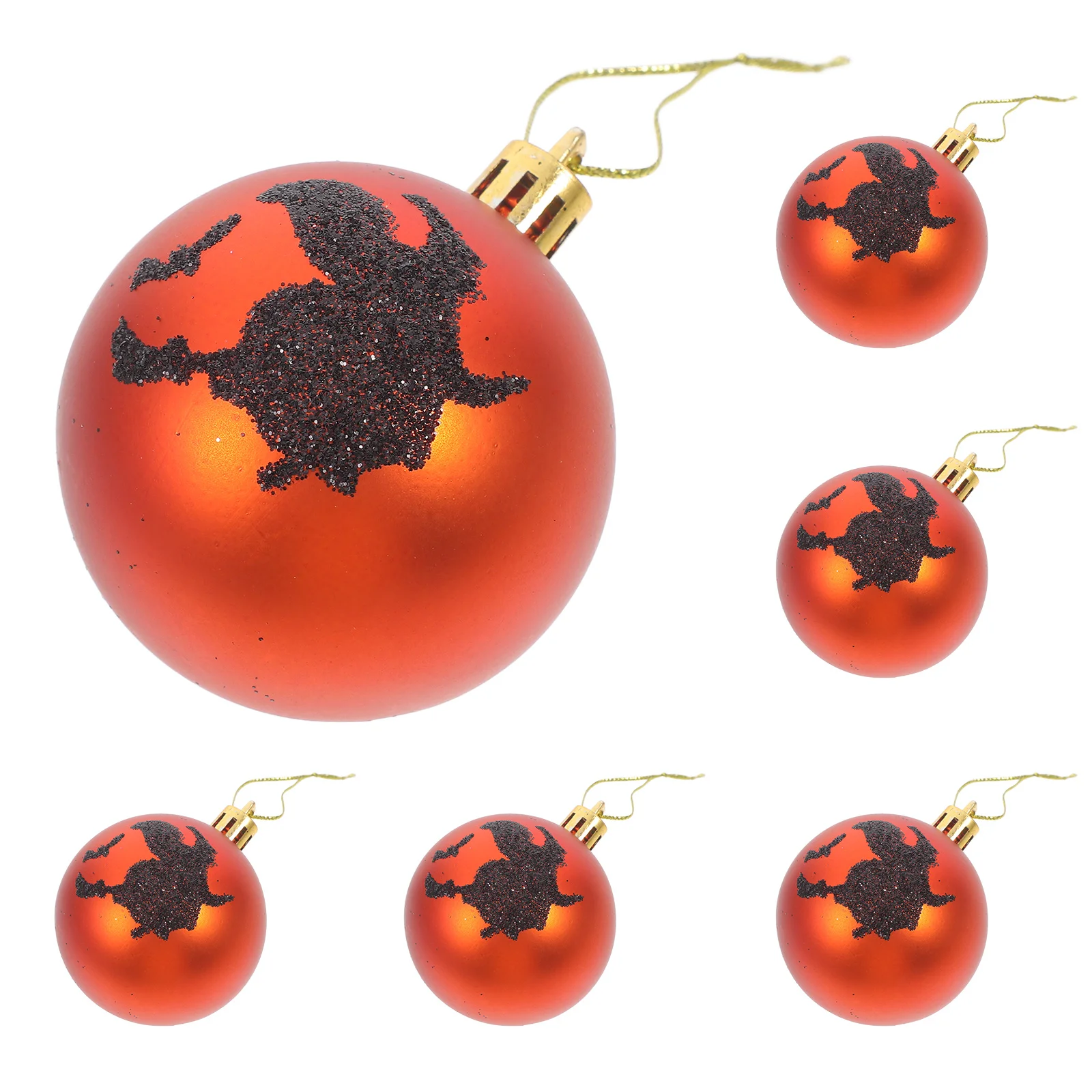 

6Pcs Witch Hanging Ornaments Halloween Ball Decorations for Party Tree Window Garden Spooky Home Decoration Supplies