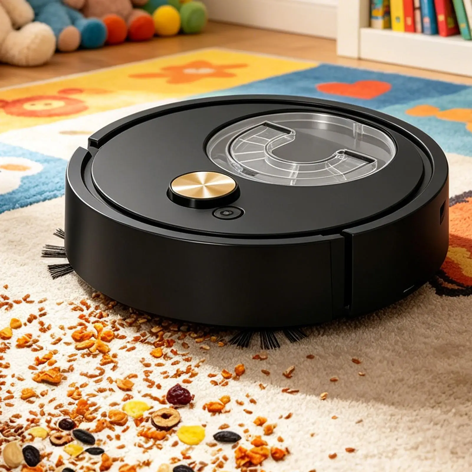 Self Cleaning Robot Vacuum Smart Auto Rechargeable Floor Cleaner for Pet Hair Dust Carpet Hardwood Kitchen Living Room