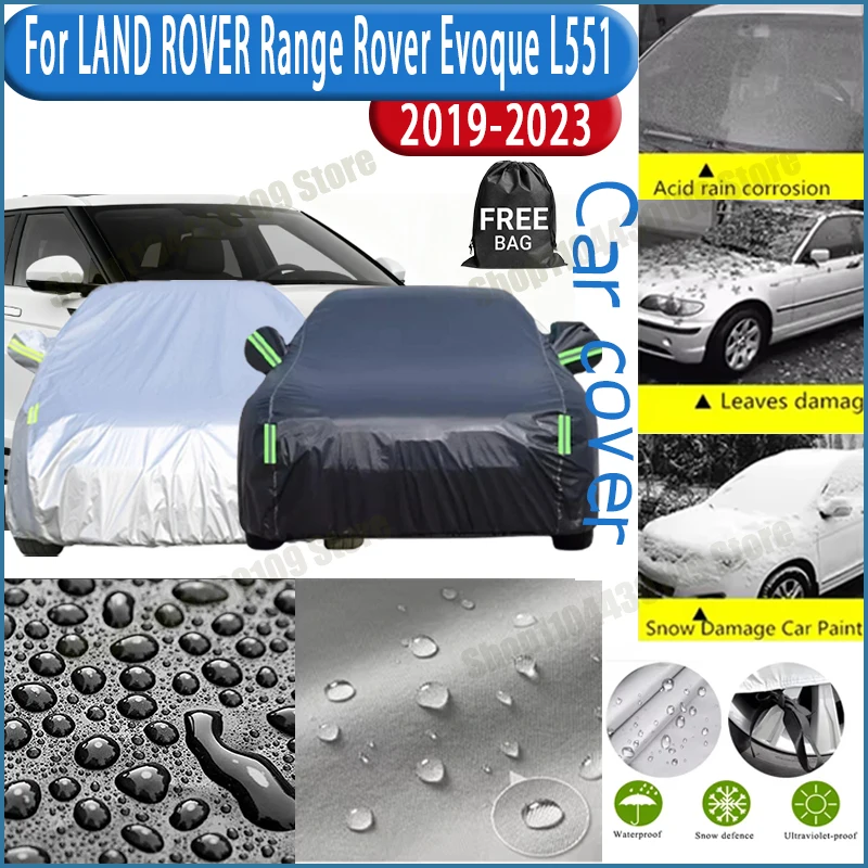 

For LAND ROVER Range Rover Evoque L551 2019-2023 Car Cover Outdoor Protection Covers Snow Sunshade Waterproof Dustproof Exterior