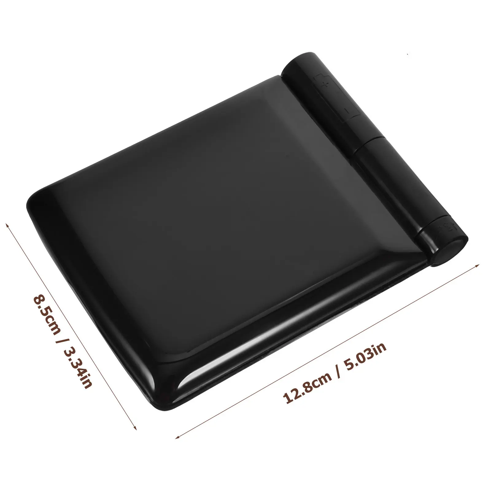 Handheld LED Makeup Mirror Foldable Two-Sided Portable Compact Square Mirror with Bright Light Hd Reflection Perfect for Travel