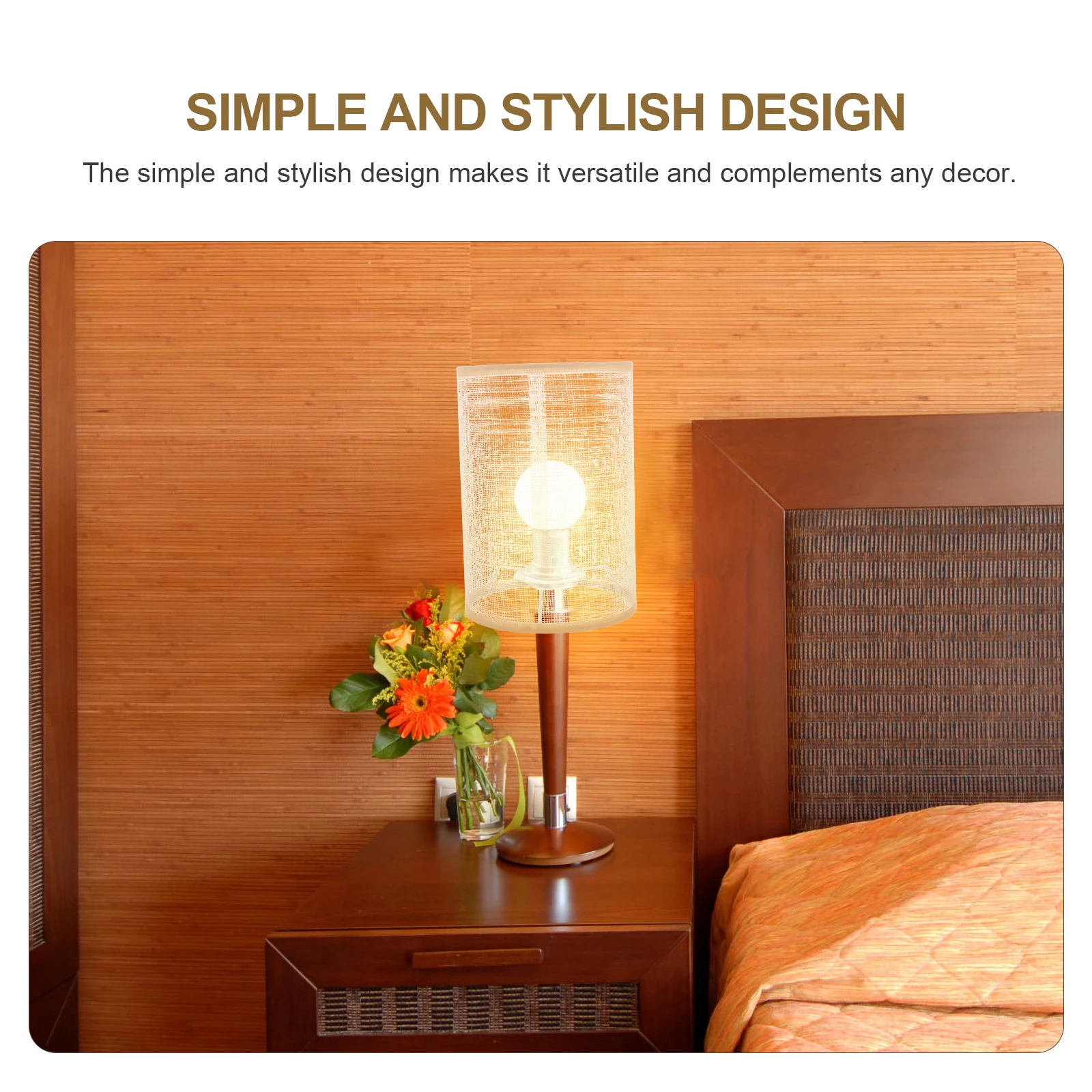 

Linen Lampshade E27 E14 Table Floor Shades Light Covers Replacement Desk Lampshade Modern Bedroom Decorative Lighting