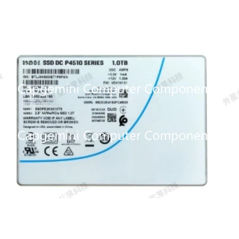 FOR P4500 1T, 2T, 4T U.2 PCIE Enterprise NVME Solid-State Drive P4510