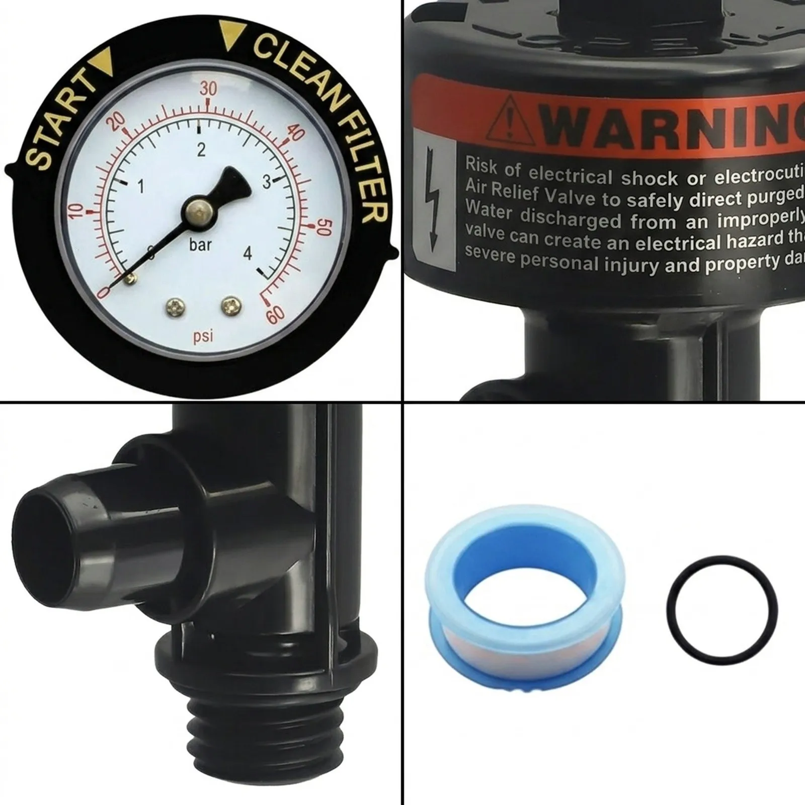 Compatible Models Release Valve Effortless Installation High Flow Performance Manual Air Relief For Various Systems